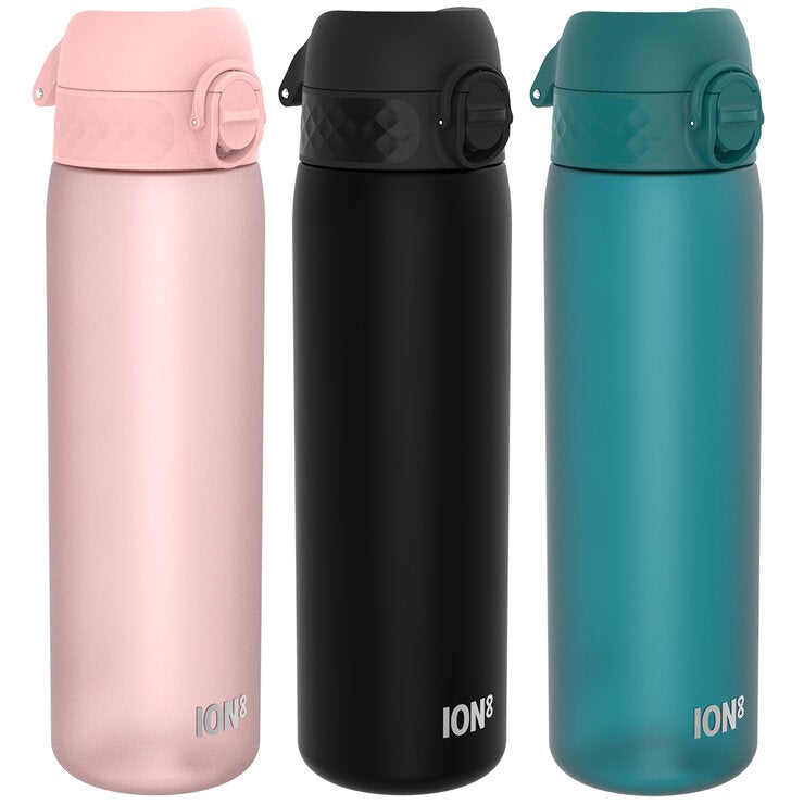 Ion8 Recyclon leakproof 500ml water bottle 3 pack (British brand)