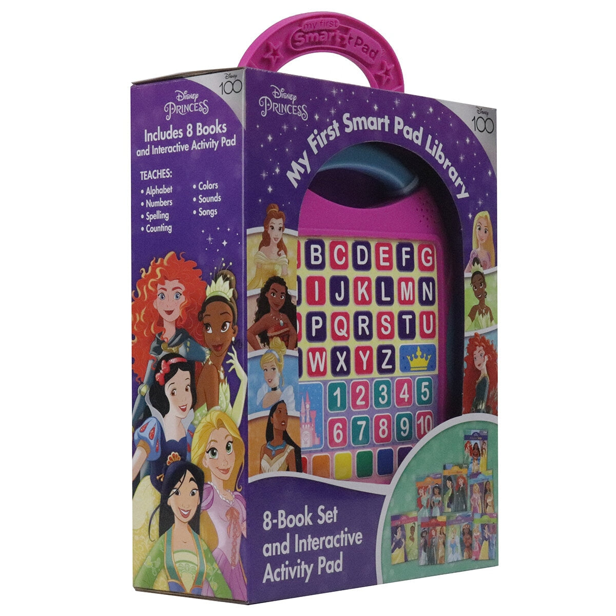 Disney Princess and Paw Patrol smart pad with 8 books, UK version