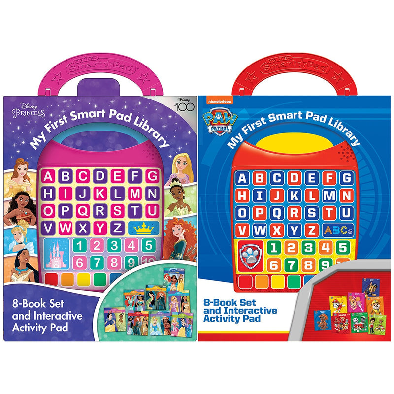 Disney Princess and Paw Patrol smart pad with 8 books, UK version