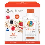 Boisson complémentaire liquide au collagène Youtheory saveur baie naturelle, 30 unités
