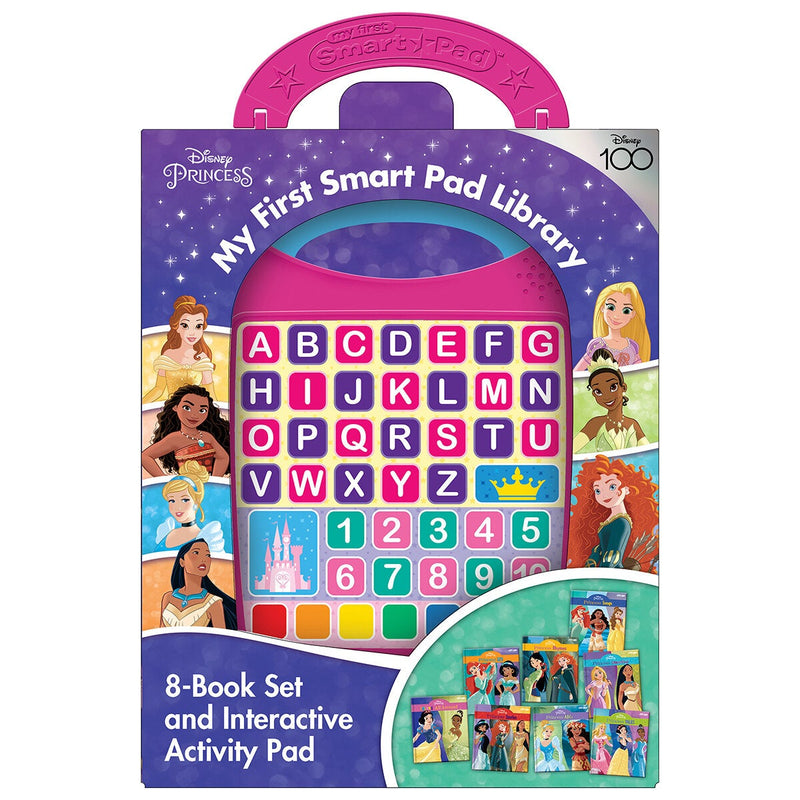 Disney Princess or Paw Patrol Electronic Smart Pad with 8 Books