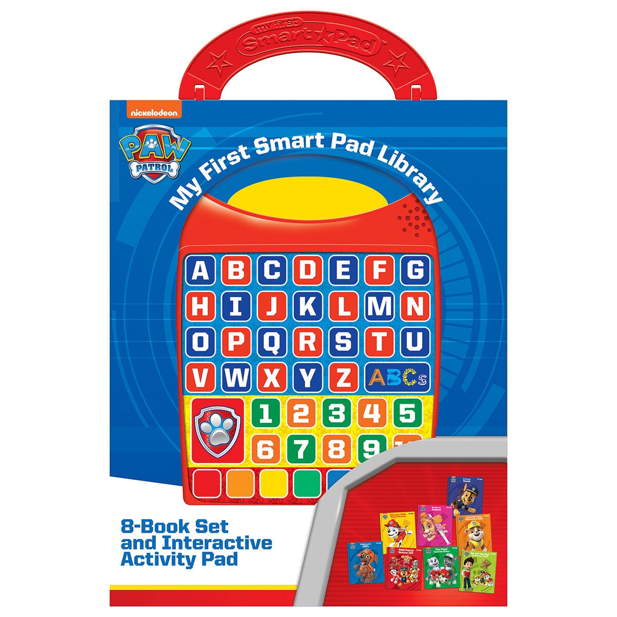 Disney Princess or Paw Patrol Electronic Smart Pad with 8 Books