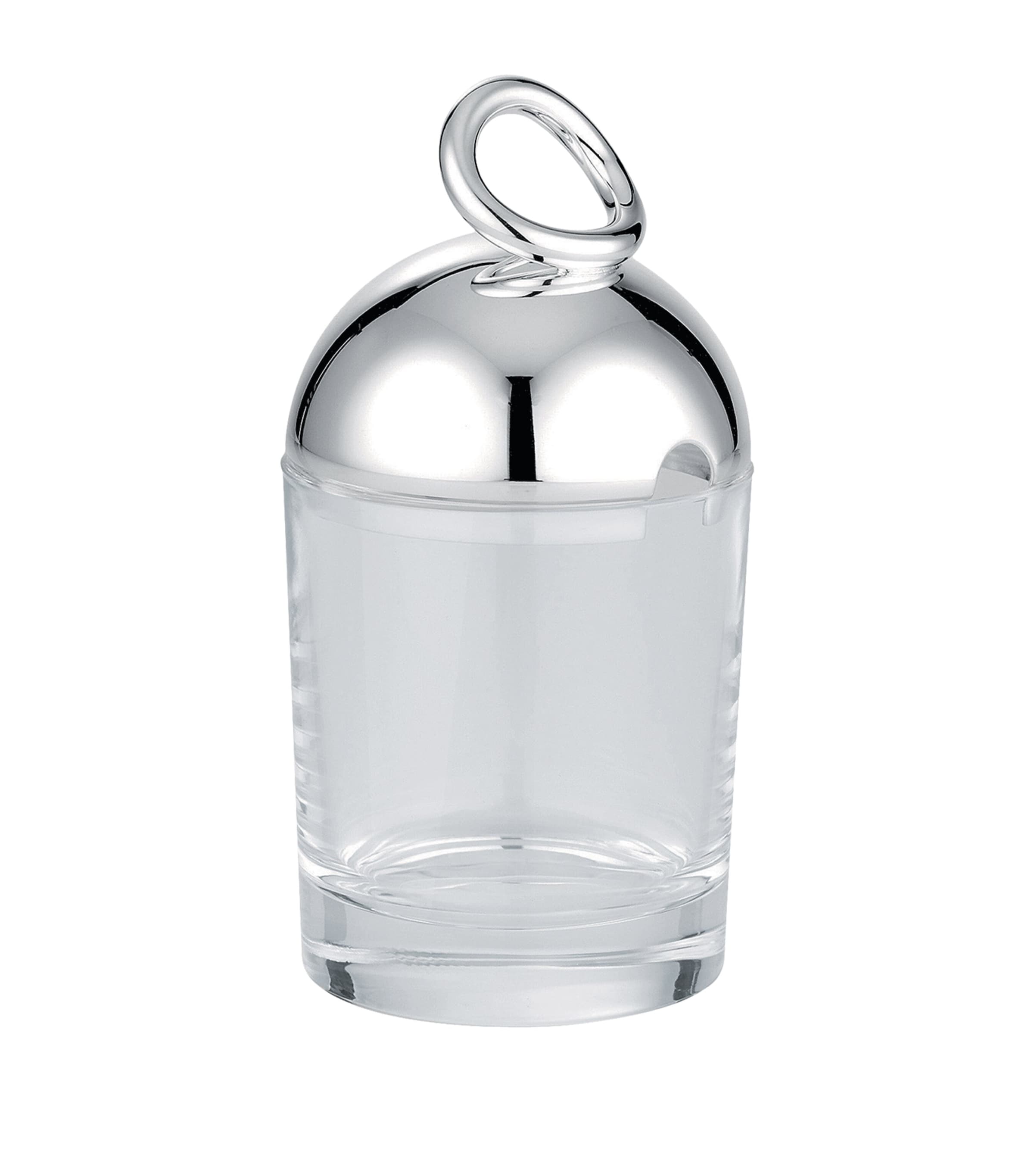 Christofle Silver-Plated Vertigo condiment pot 14cm - British product