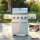 Nexgrill Revelry 4 Burner Stainless Steel Gas BBQ + Gourmet Plus Griddle + Cover GOODS Costco UK