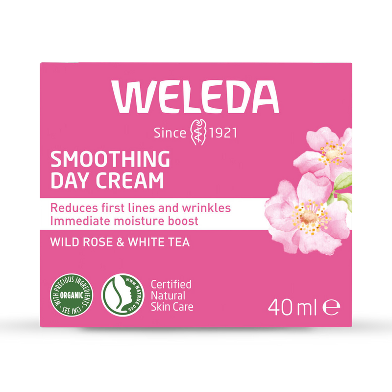 Weleda Wild Rose White Tea Day Cream 40ml, imported from the UK
