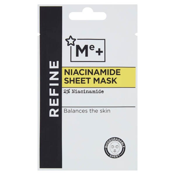 Superdrug Me+ Niacinamide Sheet Mask 20ml GOODS Superdrug   