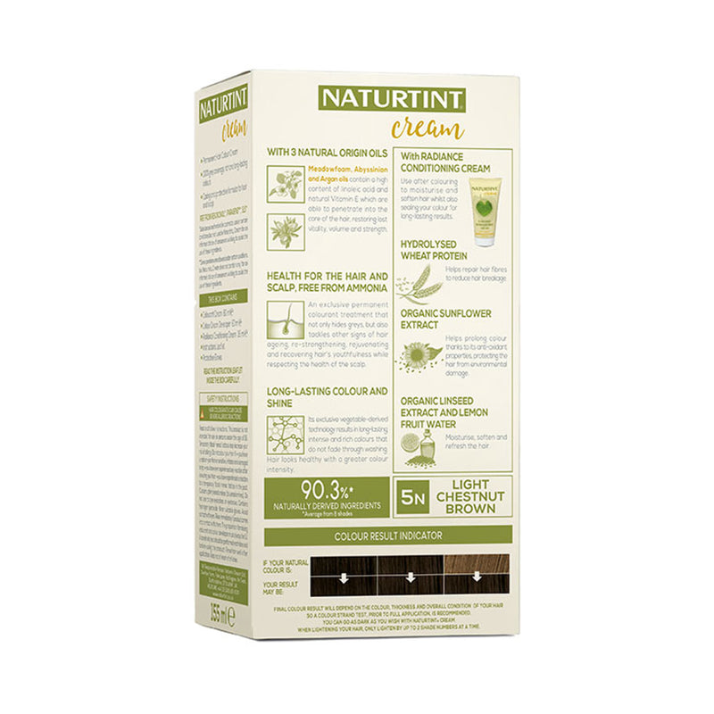 Naturtint 5N Light Chestnut Brown hair colour, imported from the UK