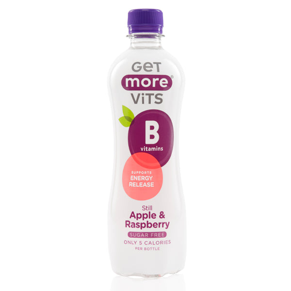 Get More Vits  B Vitamins Still Apple & Raspberry 12x500ml