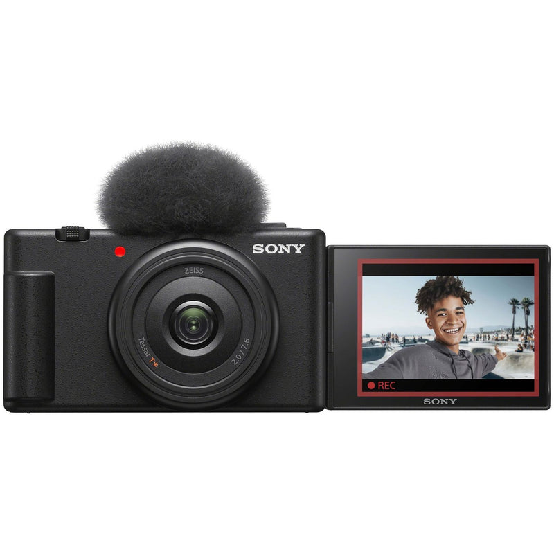 Sony ZV-1F black vlog camera (British brand)