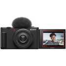 Sony ZV-1F black vlog camera (British brand)