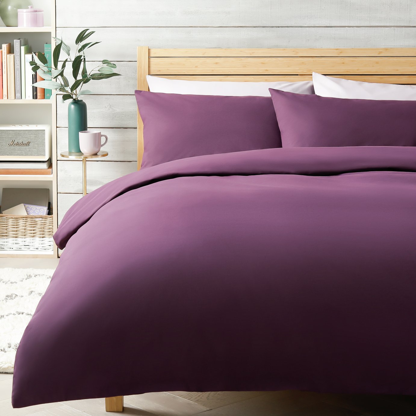 Habitat Grape Double Bedding Set, UK version