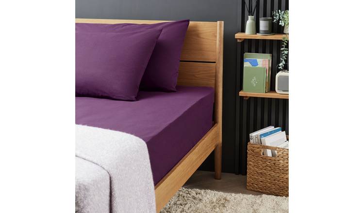 Habitat grape fitted sheet king size, UK version