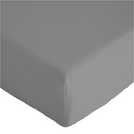 Argos Home Plain Grey Fitted Sheet Single - British product