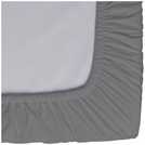 Argos Home Plain Grey Fitted Sheet Single - British product