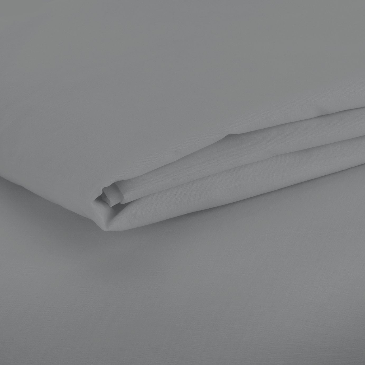 Argos Home plain grey double fitted sheet - British product