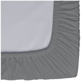 Argos Home plain grey double fitted sheet - British product