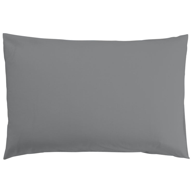 Argos Home pillowcase pair grey L75 x W50cm - British product