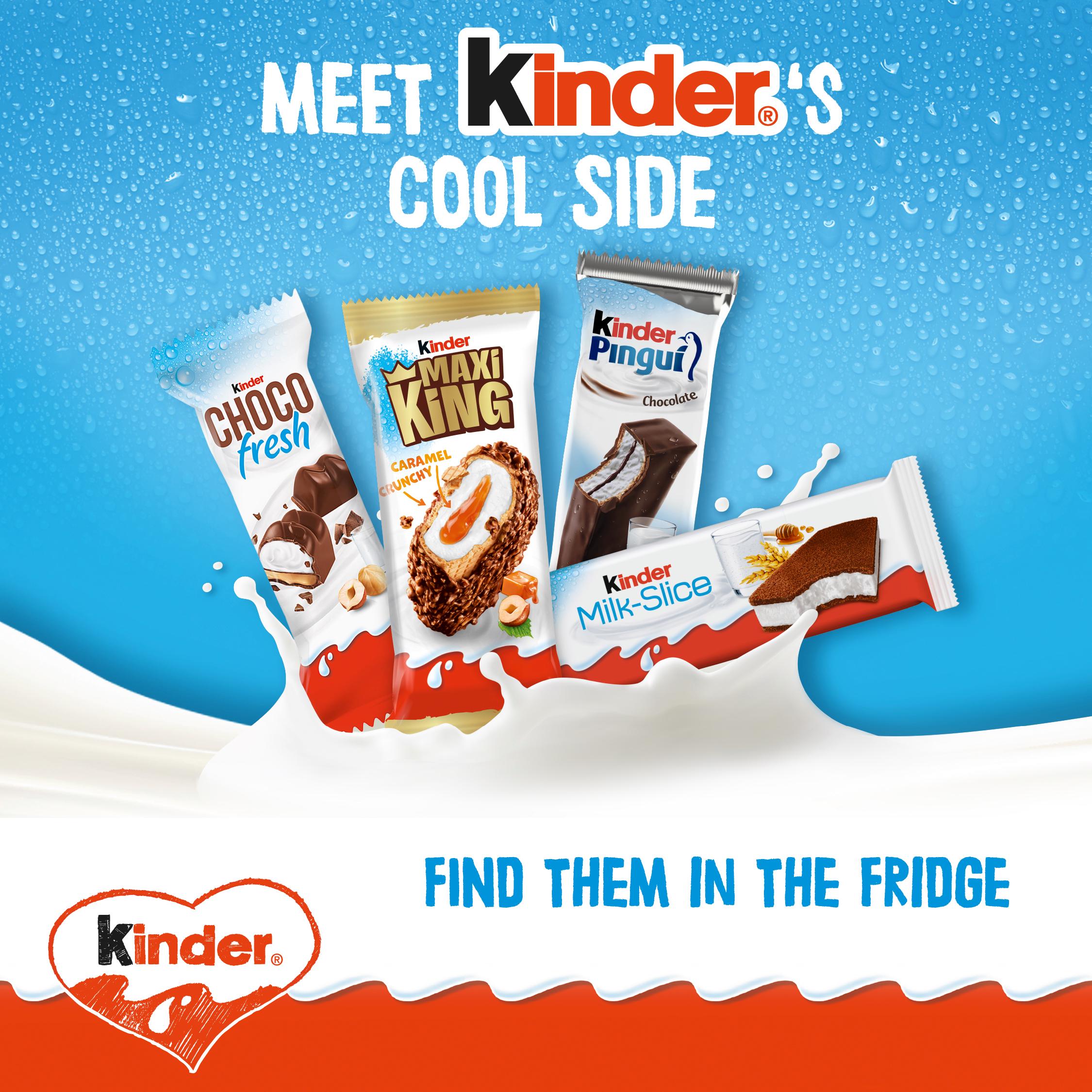 Kinder chocolate snack bars multipack 6x21g, UK version