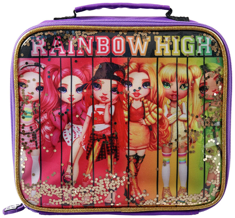 Zak Rainbow High Glitter Lunch Bag 20x23x8cm (British brand)