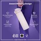 Ion8 Lilac Dusk water bottle 600ml, UK version