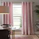 Argos Home Blush Velvet Eyelet Curtains 229x229cm - British product