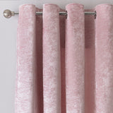 Argos Home Blush Velvet Eyelet Curtains 229x229cm - British product