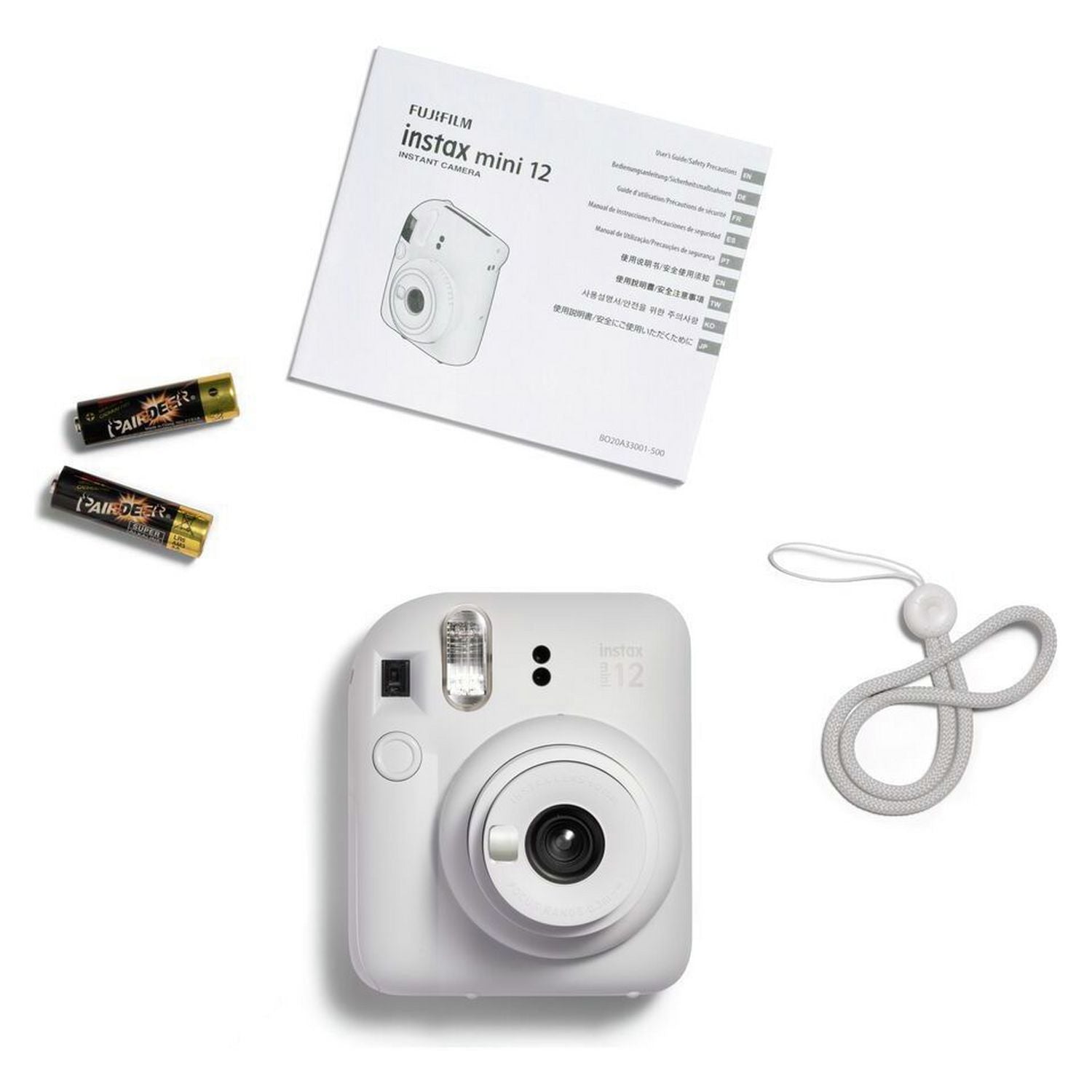 instax Mini 12 white instant camera, UK version