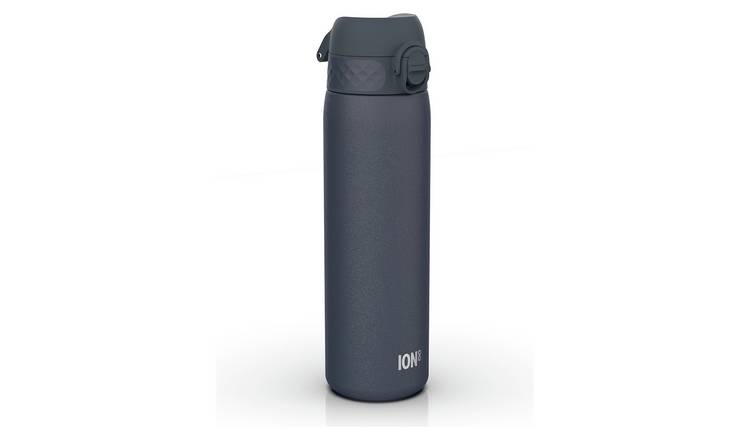 Ion8 Ash Navy water bottle 600ml, UK version
