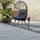 Workpro decking tiles grey 4 pieces (British brand)
