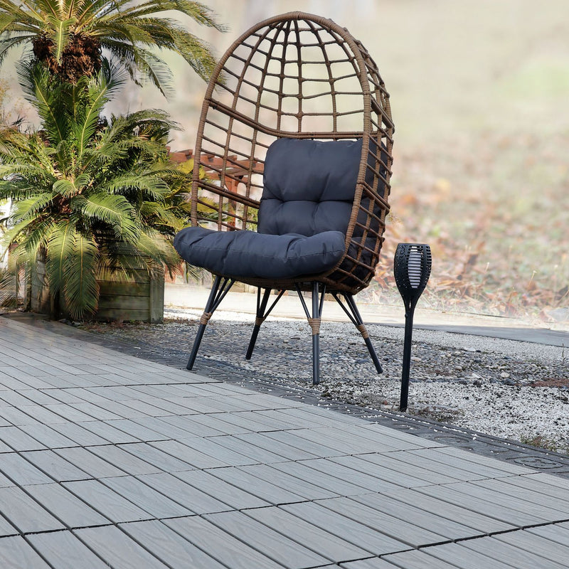 Workpro decking tiles grey 4 pieces (British brand)