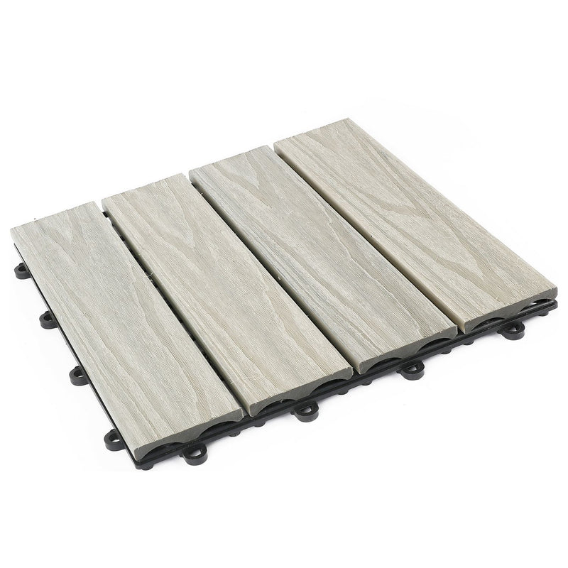 Workpro decking tiles grey 4 pieces (British brand)