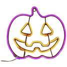 Argos Home Battery Neon Effect Pumpkin Sign Halloween Light
