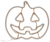 Argos Home Neon Pumpkin Sign 27x29cm - British product