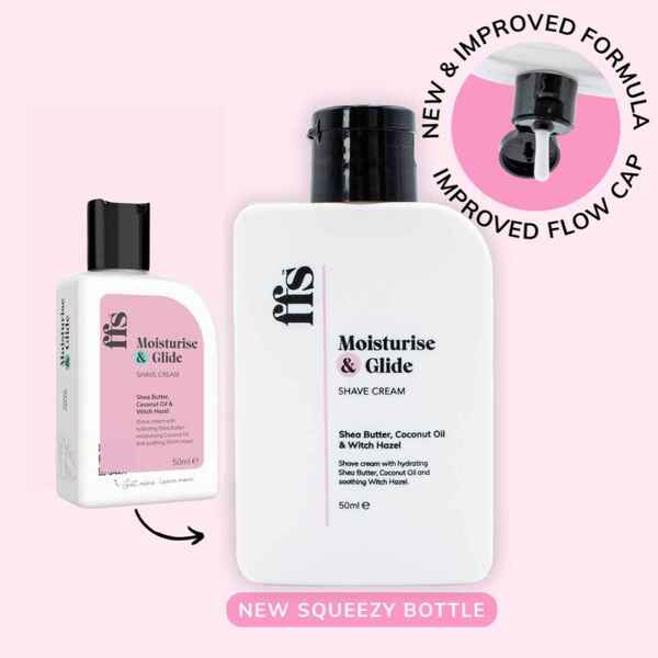 FFS Beauty moisturising shave cream travel size - British product