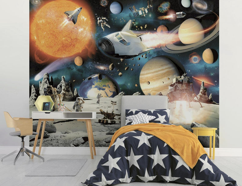 Walltastic Space Adventure wall mural 8ft x 10ft (British brand)