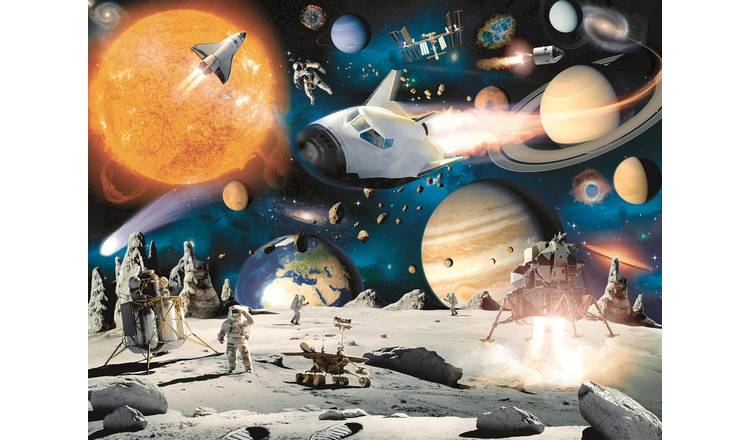Walltastic Space Adventure wall mural 8ft x 10ft (British brand)