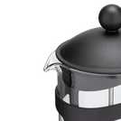 Habitat Cafetiere Black 8 Cup 1000ml, UK version