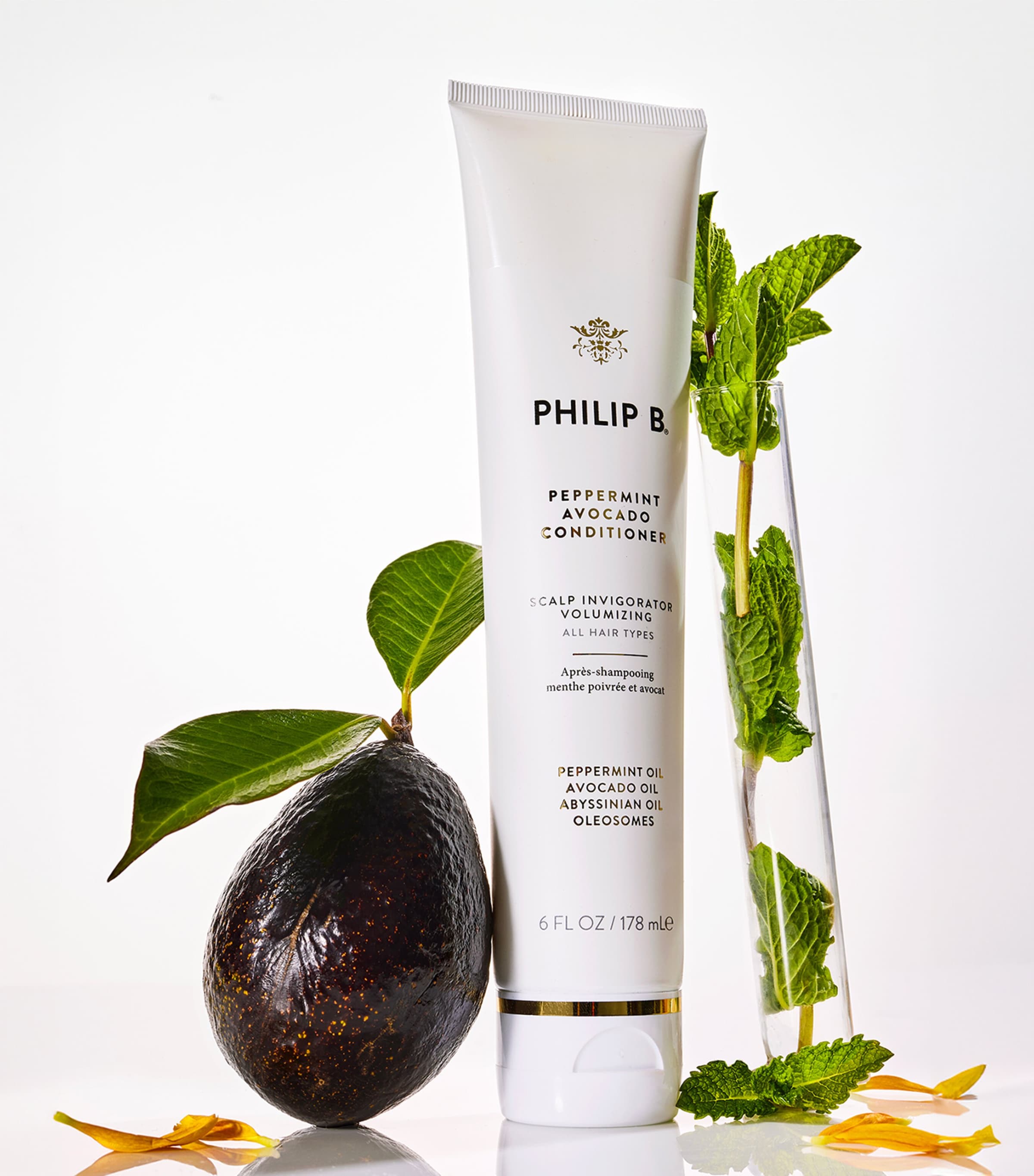 Philip B Peppermint Avocado Conditioner 178ml, imported from the UK