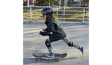Wipeout dry erase kids bike helmet 52-56cm black (British brand)