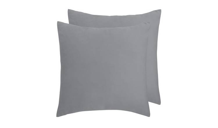 Habitat Velvet Cushion Cover Slate 43x43cm, UK version
