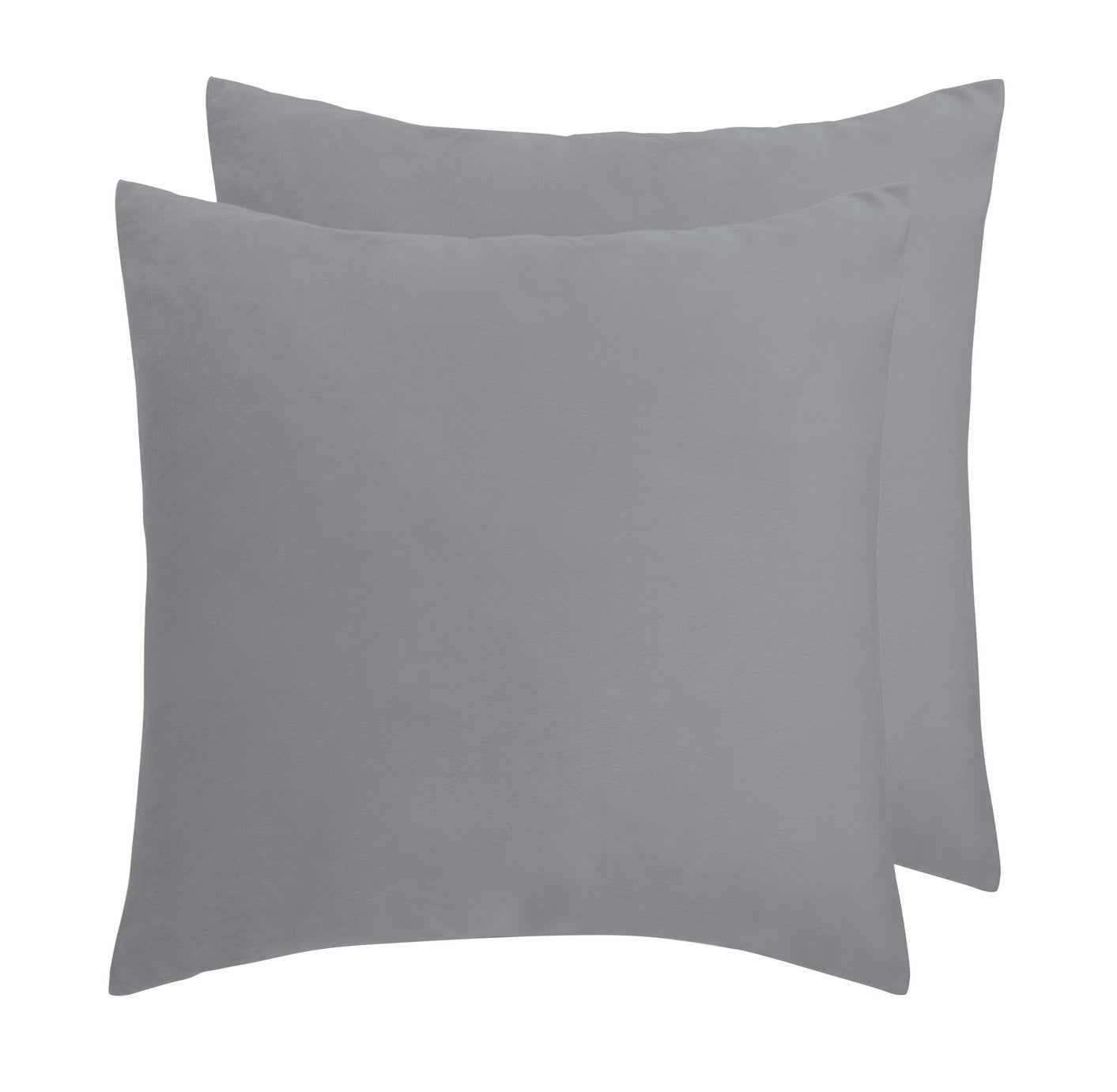 Habitat Velvet Cushion Cover Slate 43x43cm, UK version