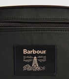 Barbour wax-coated wash bag - British product
