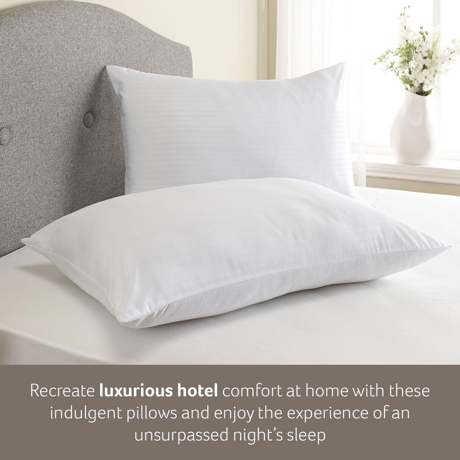 Snuggledown medium pillow 2 pack (British brand)