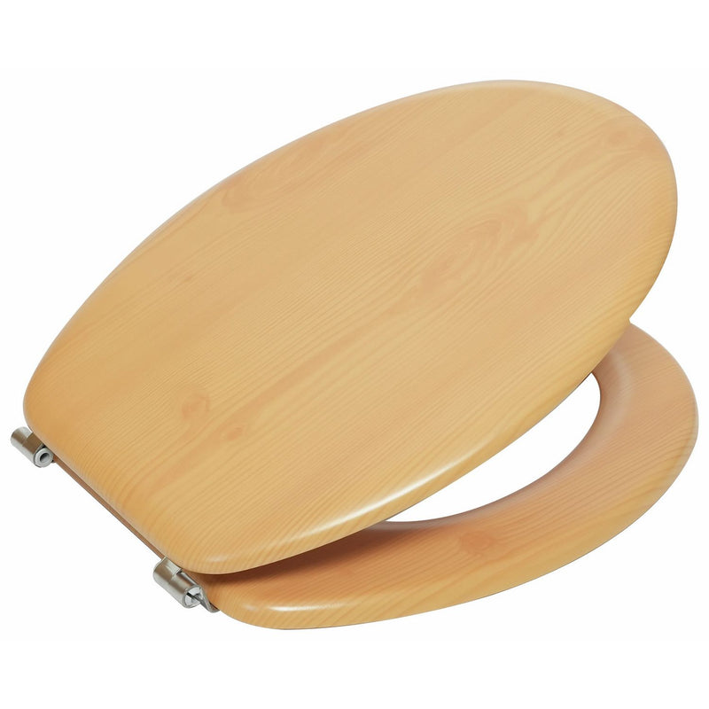 Argos Home pine effect toilet seat natural 45x37x5cm - British product