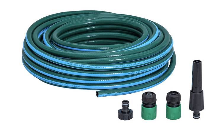 McGregor heavy duty reinforced garden hose set 25m, imported from the UK