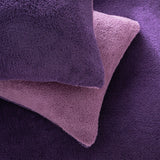 Argos Home double sided fleece purple duvet cover for double bed - British product