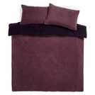 Argos Home Double Sided Fleece Purple Bedding Set King Size - British product