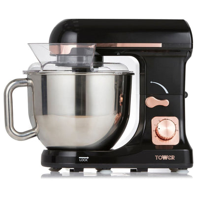 Argos Tower Cavaletto Stand Mixer 5L Black & Rose Gold- Buy online at McGrocer