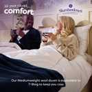 Slumberdown Wonderful Wool Medium Weight Duvet Single (British brand)
