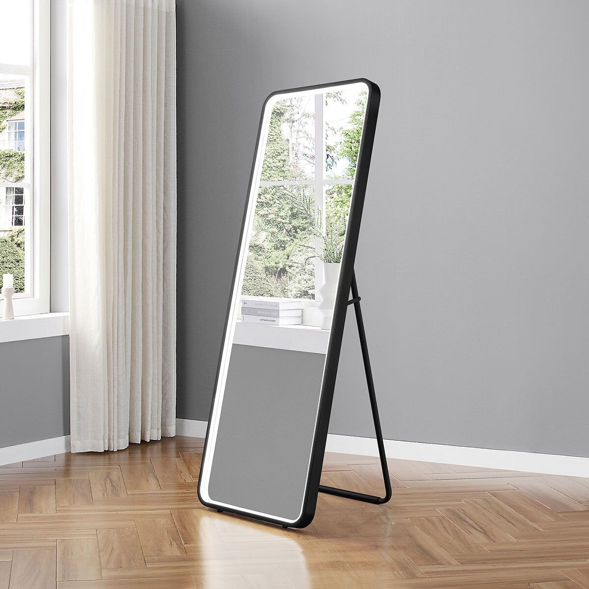 OVE Lyon LED Leaner Mirror, 51 x 152 cm GOODS Costco UK